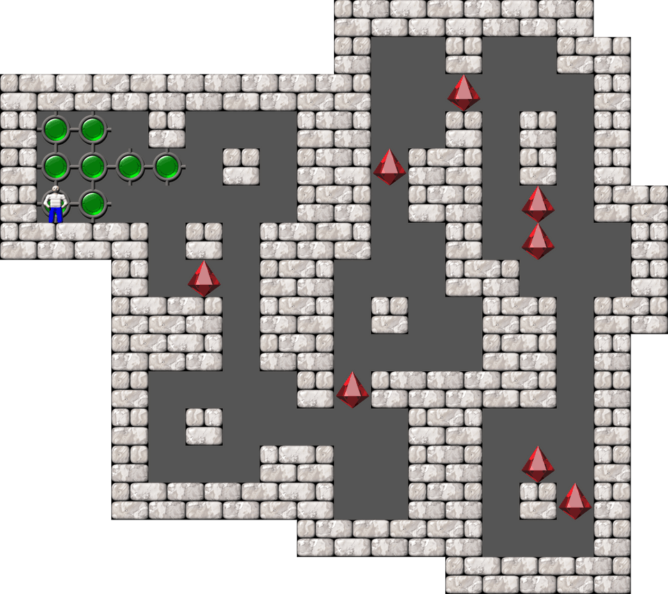 Sokoban Alberto Garcia Arranged level 76